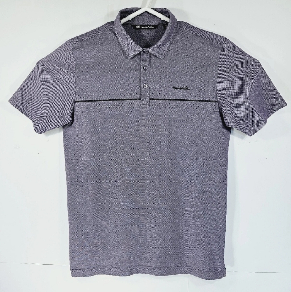Travis Mathew Mens Size Medium Golf Shirt Polo Purple